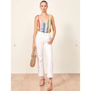 NWT Reformation Alix Tank in Rainbow